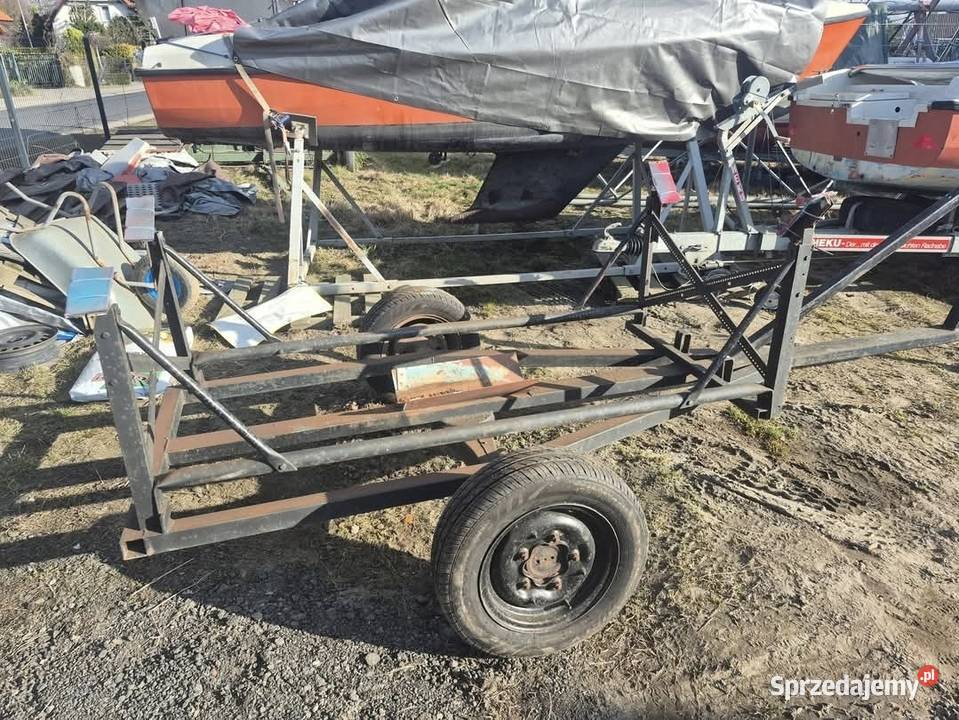 Wózek portowy do jachtu balastowego Sporty wodne wielkopolskie Poznań sprzedam