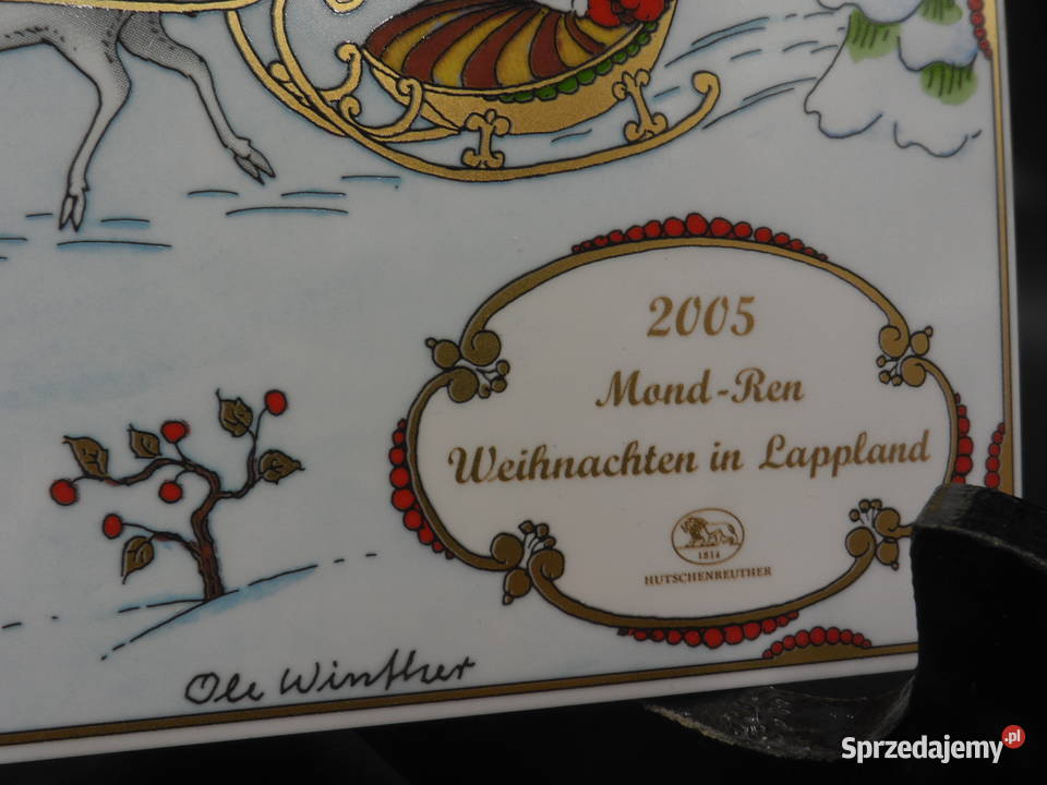 Pocztówka świąteczna Hutschenreuther Porcelana i szkło Raszków