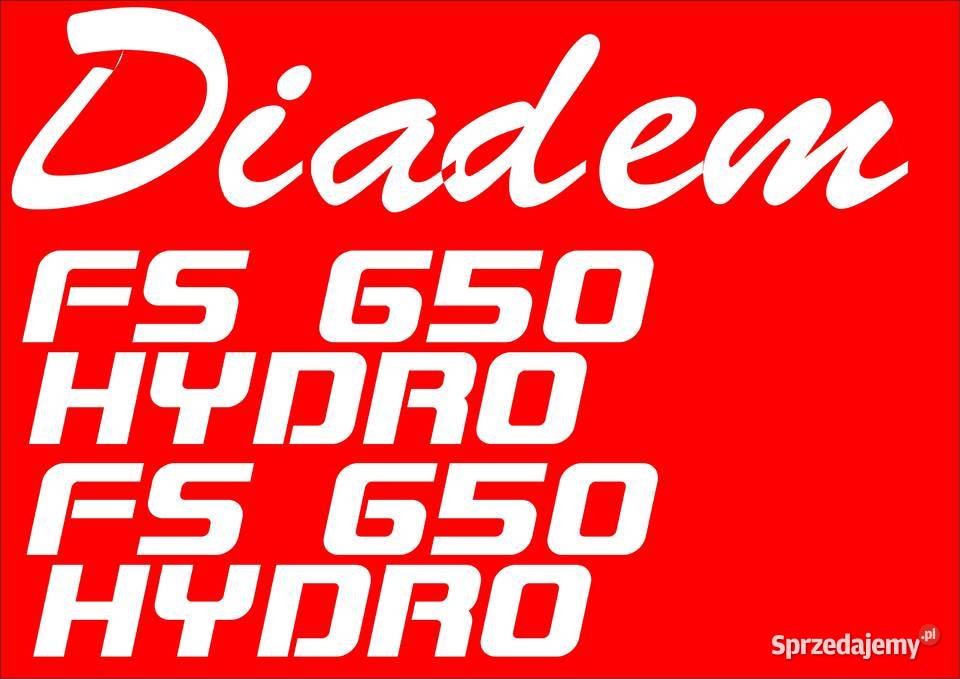 Naklejki Diadem FS 650 hydro zamienniki Świecie