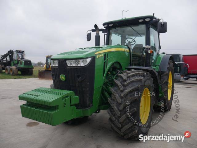 Ciągnik rolniczy JOHN DEERE 8370R 2015r Magnice