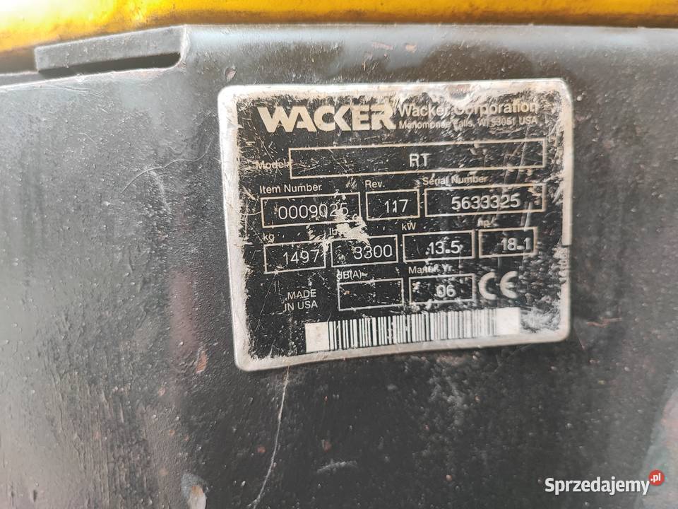 Walker neuson RT82 Zamostne