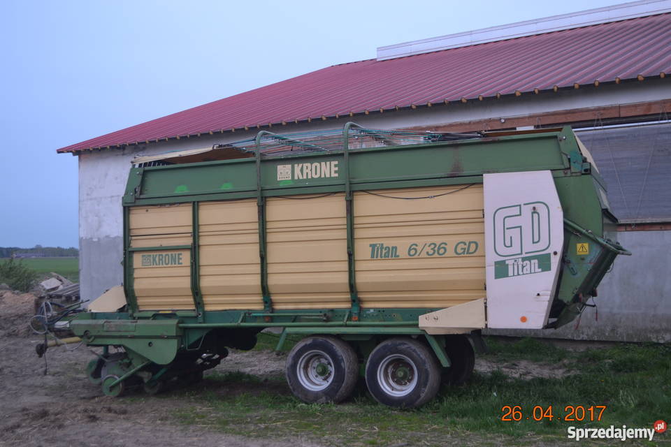 Przyczepa samozbierająca KRONE Bieżuń sprzedam