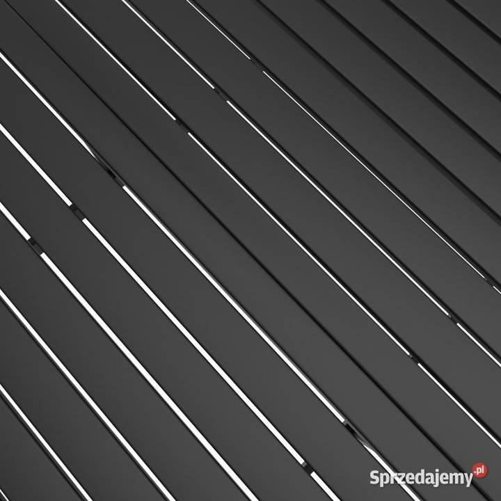 Stół ogrodowy antracytowy 140x80x72 stal Warszawa