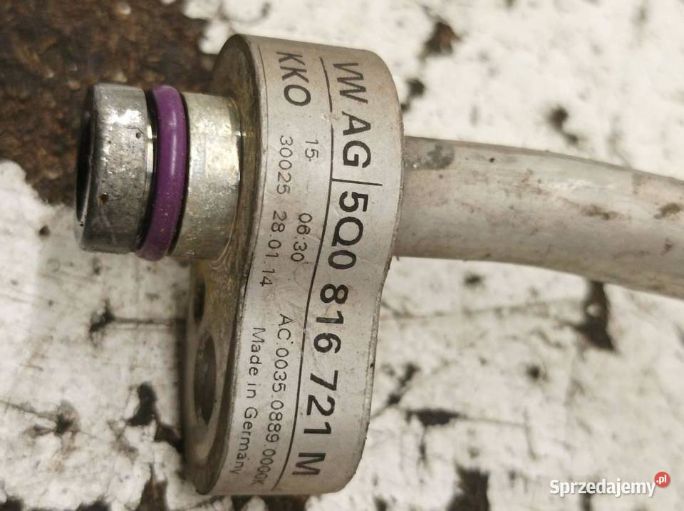 PRZEWÓD KLIMATYZACJI 20 TSI GTI RURKA 5Q0816721M Rok produkcji 2014