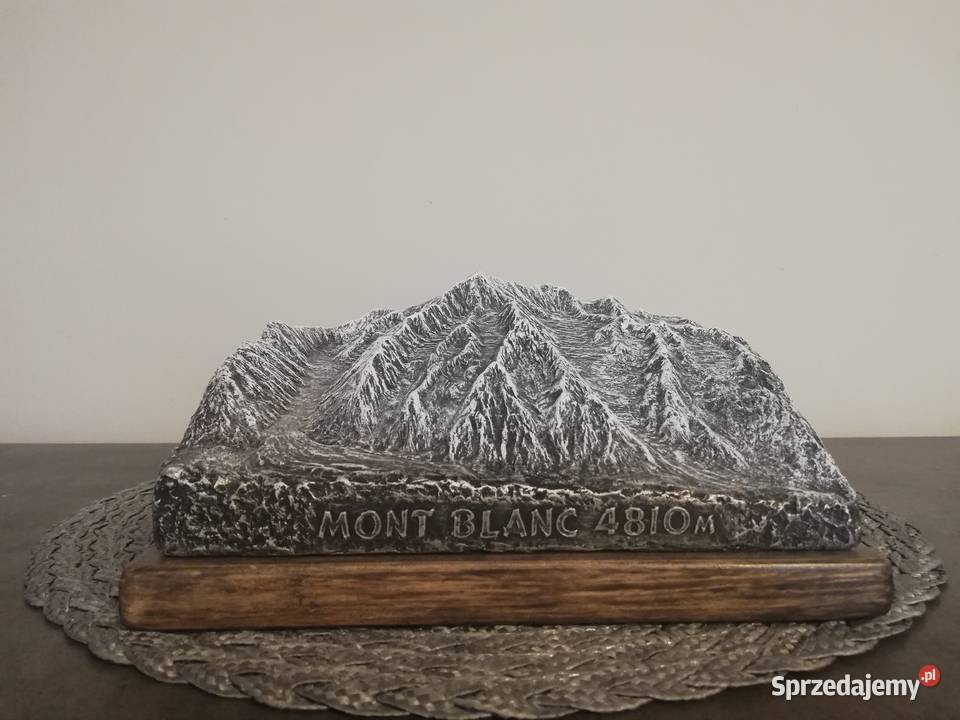 Mont Blanc 4810m odlew gipsowy Julianów sprzedam