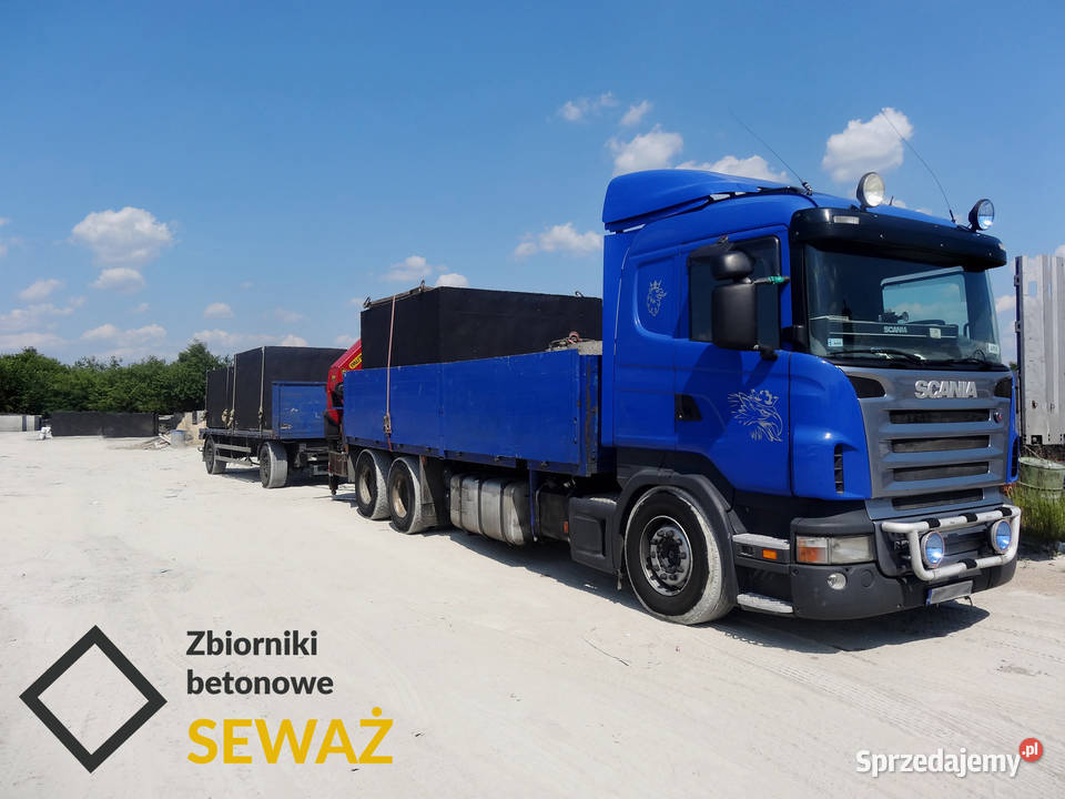 8m3 Zbiornik na deszczówkę szambo betonowe o Luboń sprzedam