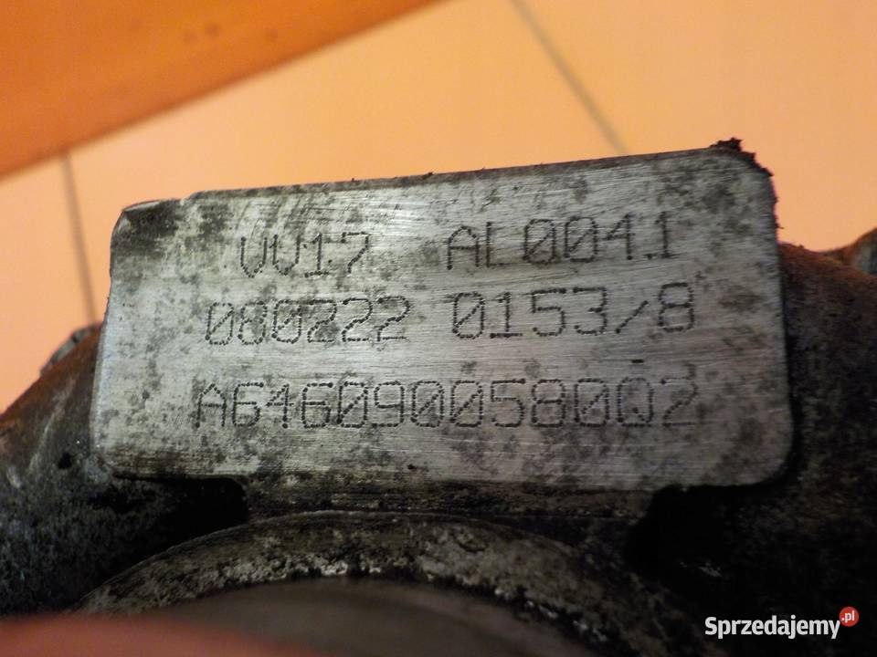 SPRINTER W906 22 CDI 09r turbina A646090058002 Suków