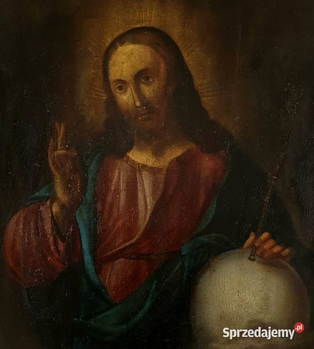 Ikona Jezus Chrystus jako Zbawiciel Świata 0408 Warszawa sprzedam