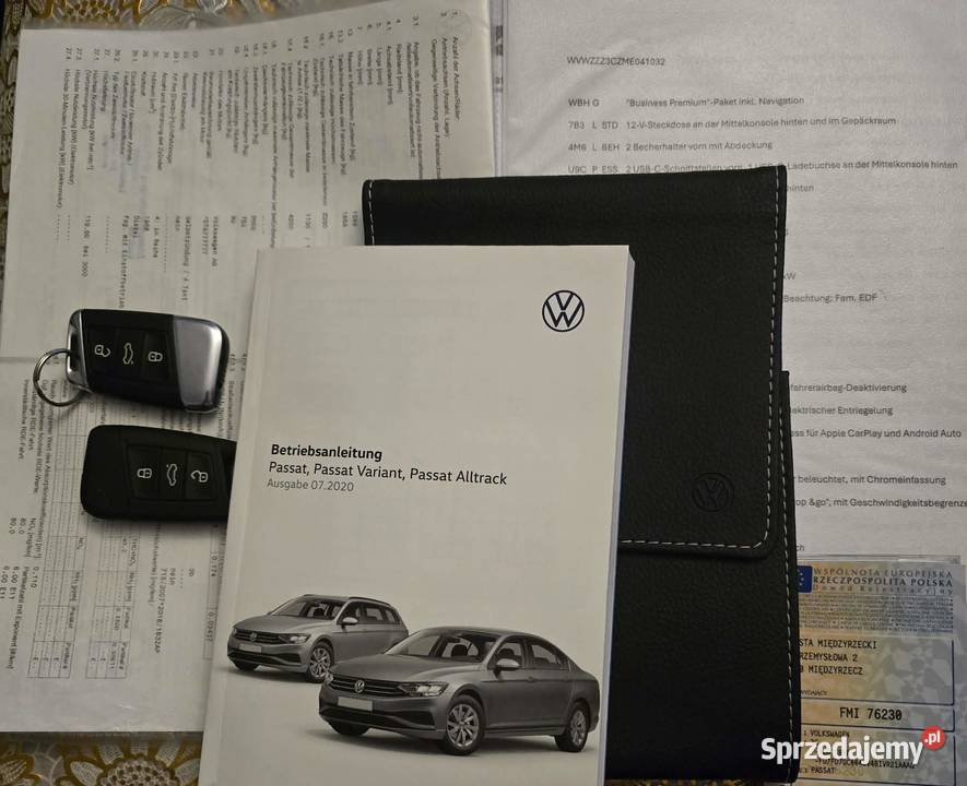 Volkswagen passat variant business ahk dsg navi Skwierzyna