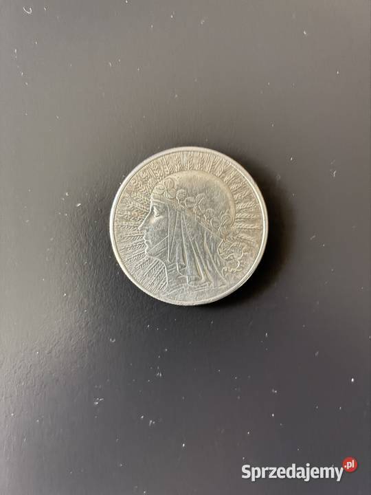 Moneta 10 zl Glowa Kobiety 1932 Numizmatyka Puławy