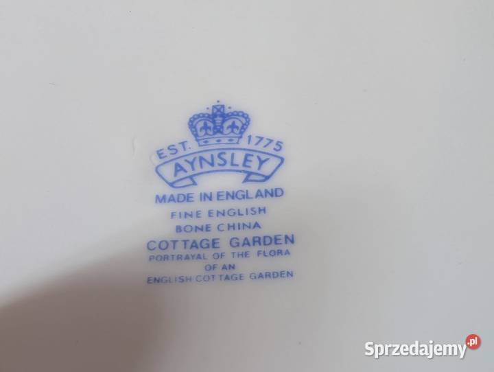 MISA OKRĄGŁA NA STÓŁ Porcelana Aynsley Cottage