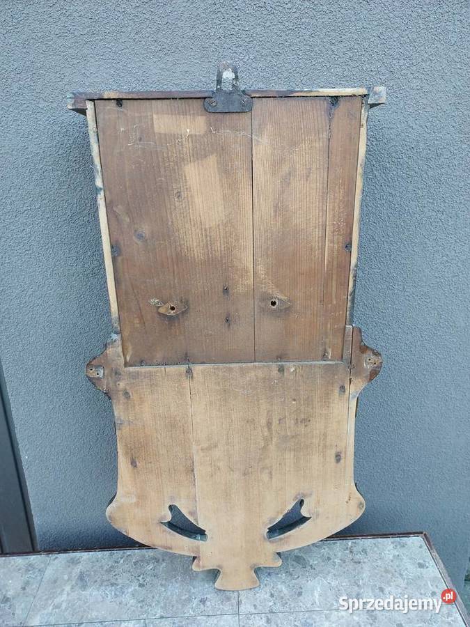 S037 Skrzynia obudowa starego zegara secesyjnego Tczew