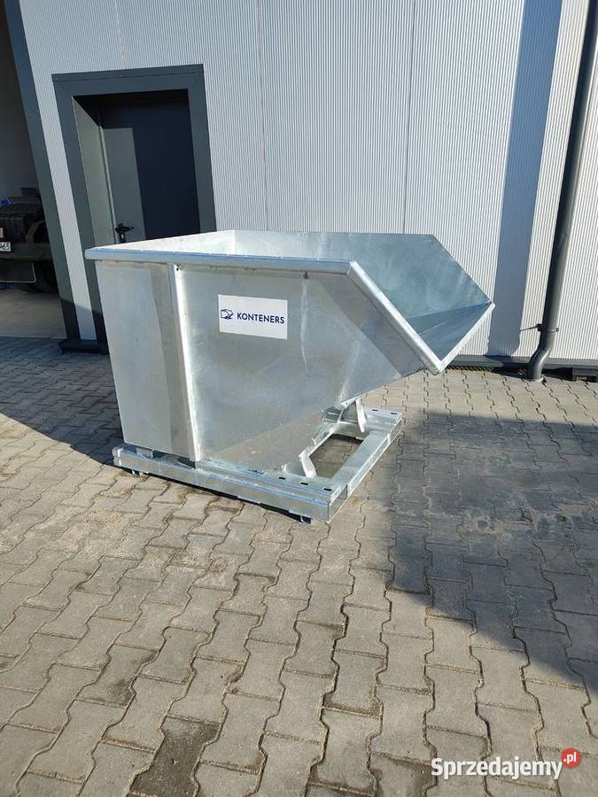 Kontener samowyładowczy do wózka widłowego 1m3 łódzkie Sieradz