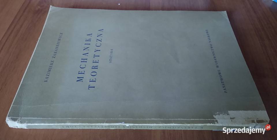 Mechanika teoretyczna Statyka Kazimierz Książki naukowe i popularnonaukowe