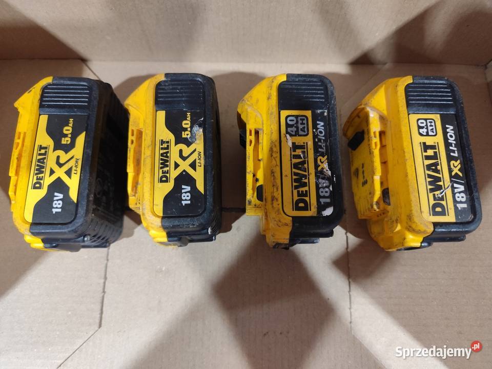 Akumulator bateria DeWALT 4Ah 5Ah 18V XR LIION Włodawa sprzedam
