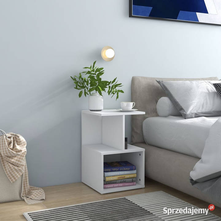 Szafka nocna biała 35x35x55 materiał Warszawa