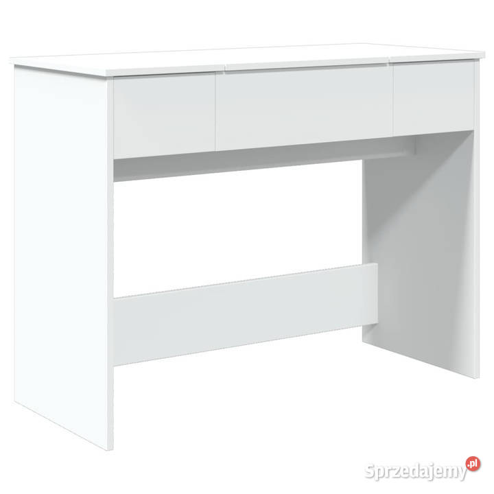 Toaletka z lustrem biała 100x45x76 WM840695 Warszawa
