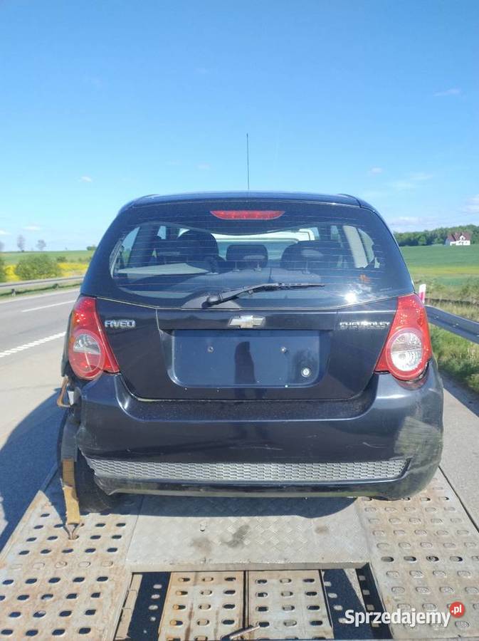 Chevrolet Aveo T255 2010r 12 B 72 Części Wysyłka Samochody na części warmińsko-mazurskie Elbląg