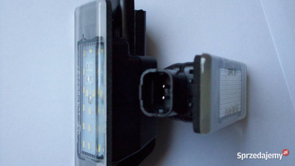 Lampki oświetlenia LED tablicy rejestracyjnej osobowe Reda