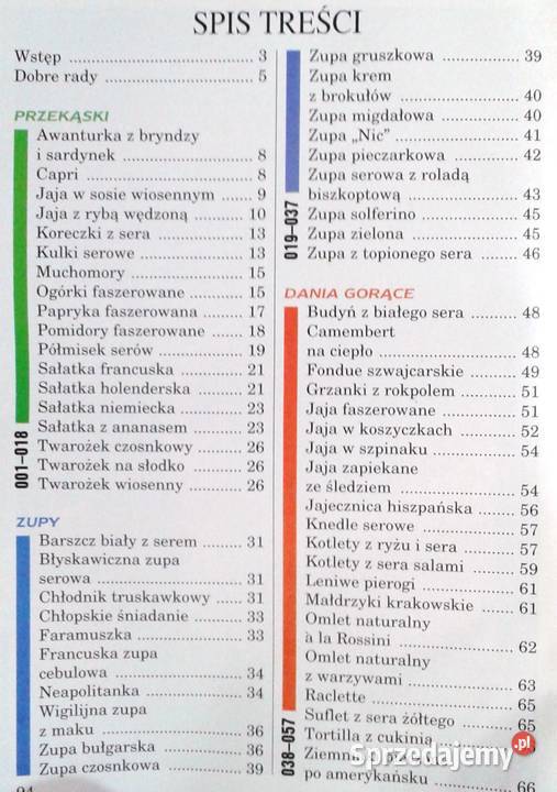 Smakołyki z mleka sera i jaj Alina Stradecka