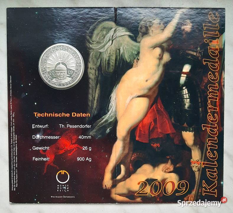 Srebrny Numizmat 2009 III 26g0900 Gliwice sprzedam