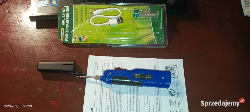 lutownica bezprzewodowa 45 volt 3 x bateria AA śląskie Mysłowice sprzedam