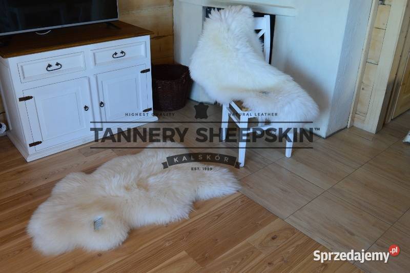 Prwadziwa Skóra Owcza Dywanik Na Podłogę Wełna