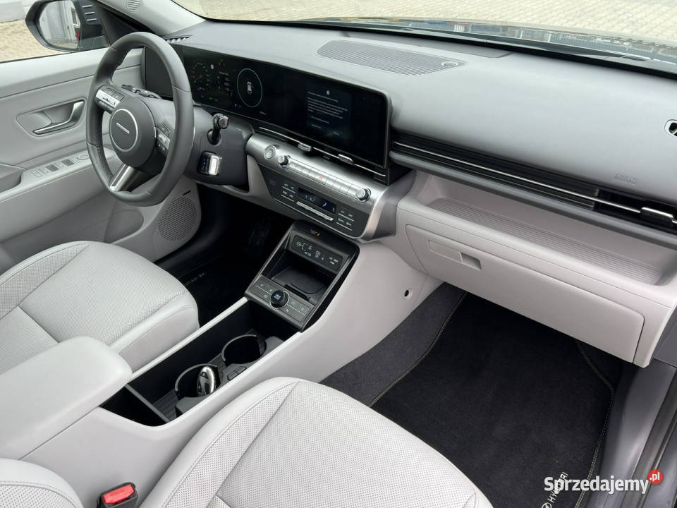 Hyundai Kona 16 GDI 141 HEV Platinum DCT Perłowy łódzkie Piotrków Trybunalski