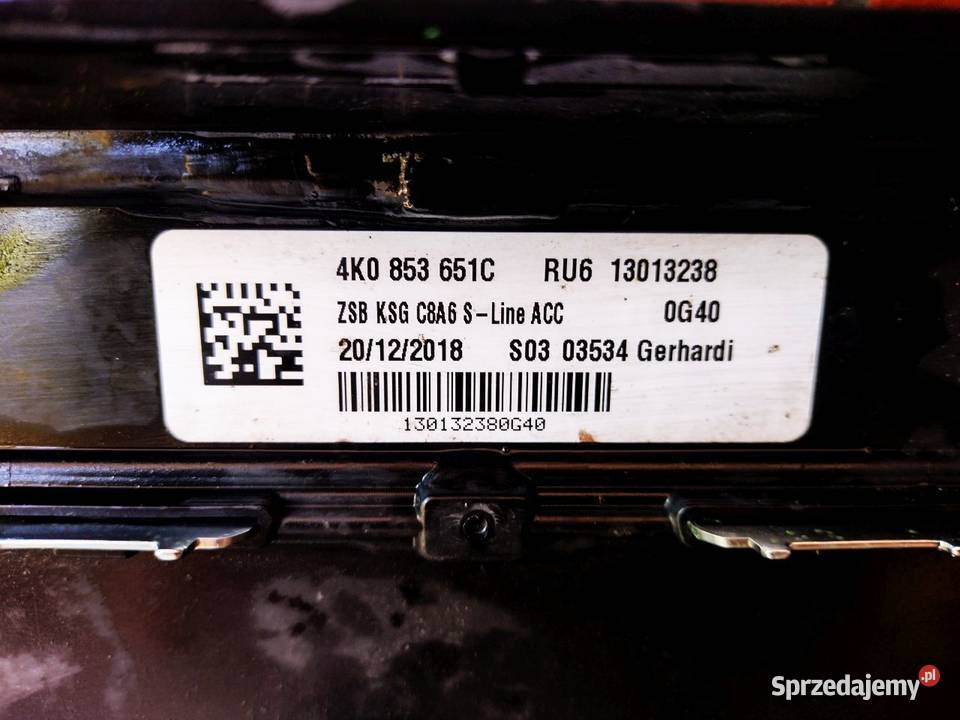 grill atrapa Audi A6 C8 SLINE 20182023 Wrocław