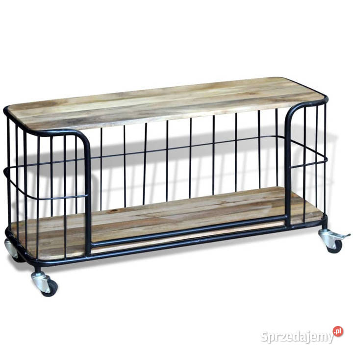 Szafka pod TV drewno mango 100x40x45 WM243301