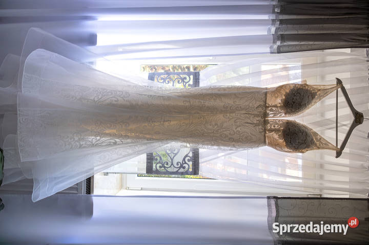 Wyjątkowa suknia ślubna biały Orneta sprzedam