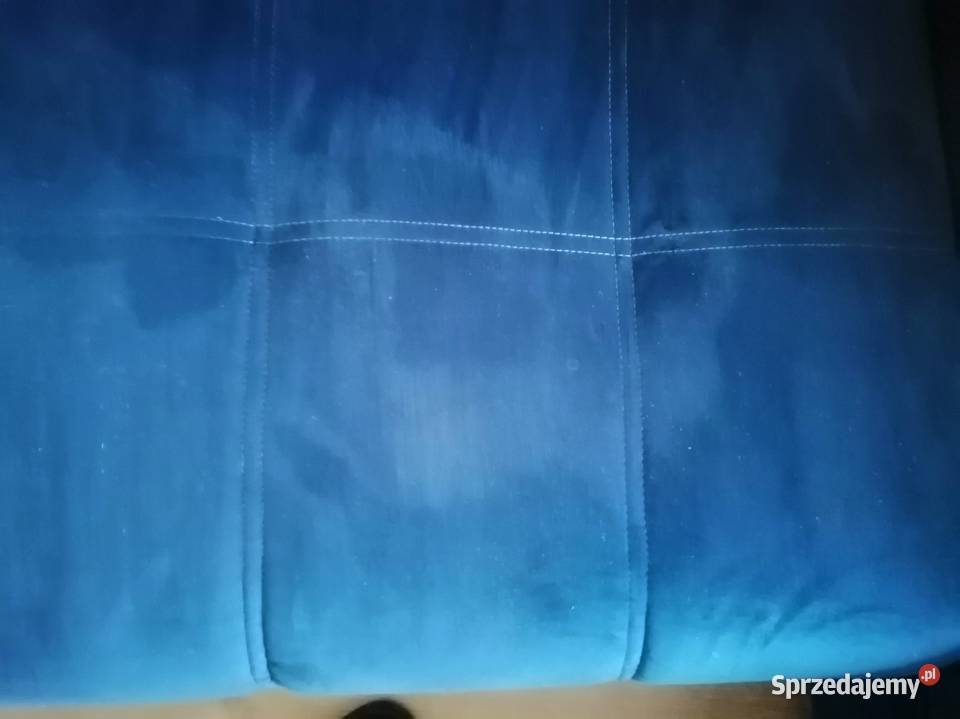 Narożnik z funkcją spania aksamit Narożniki Warszawa