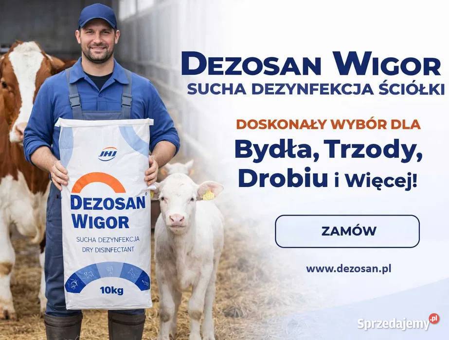 Dezosan Wigor do suchej dezynfekcji ściółki 500 sprzedam
