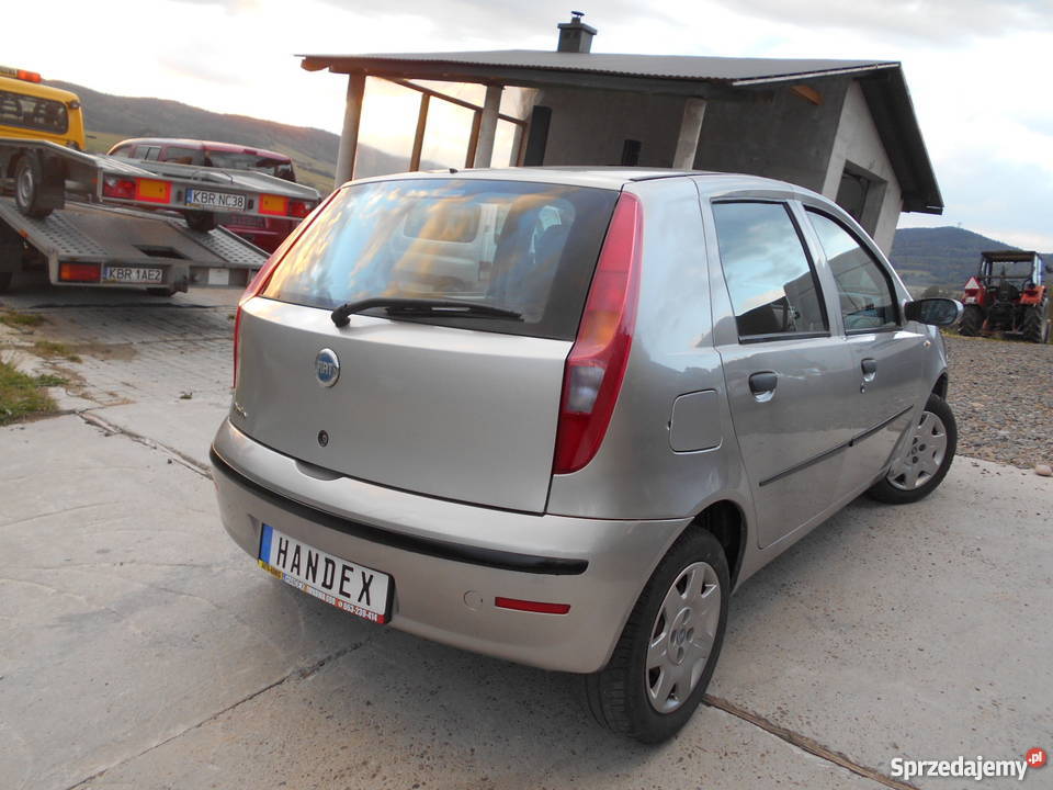 Fiat Punto 12 8V biały środek 2004r KLIMA Zdrowy możliwa zamiana Iwkowa sprzedam