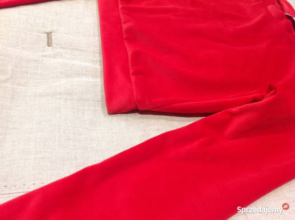 Crop Top czerwony r XS aksamit nowy lubuskie Nowa Sól