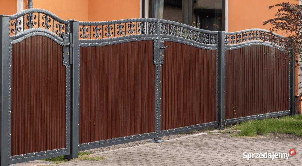 Ogrodzenia nowoczesne metalowe bramy przesuwne Bolesławiec