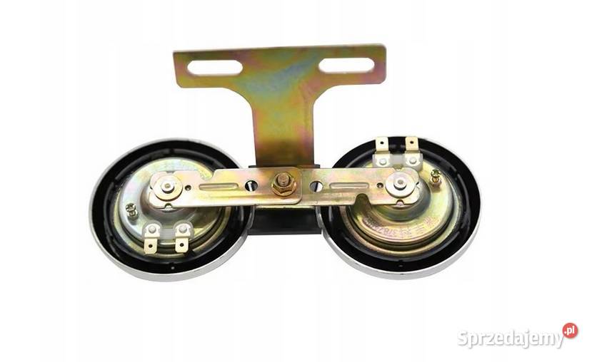 Klakson sygnał dzwiekowy podwójny do motocykla Klaksony Sosnowiec sprzedam