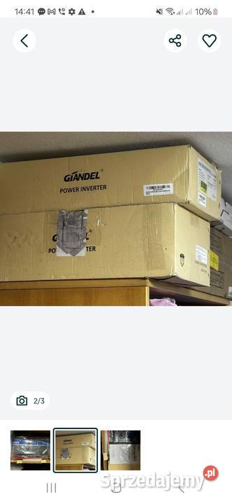 Giandel 3000W Pure Sine Wave Inverter 12V230V mazowieckie Warka sprzedam