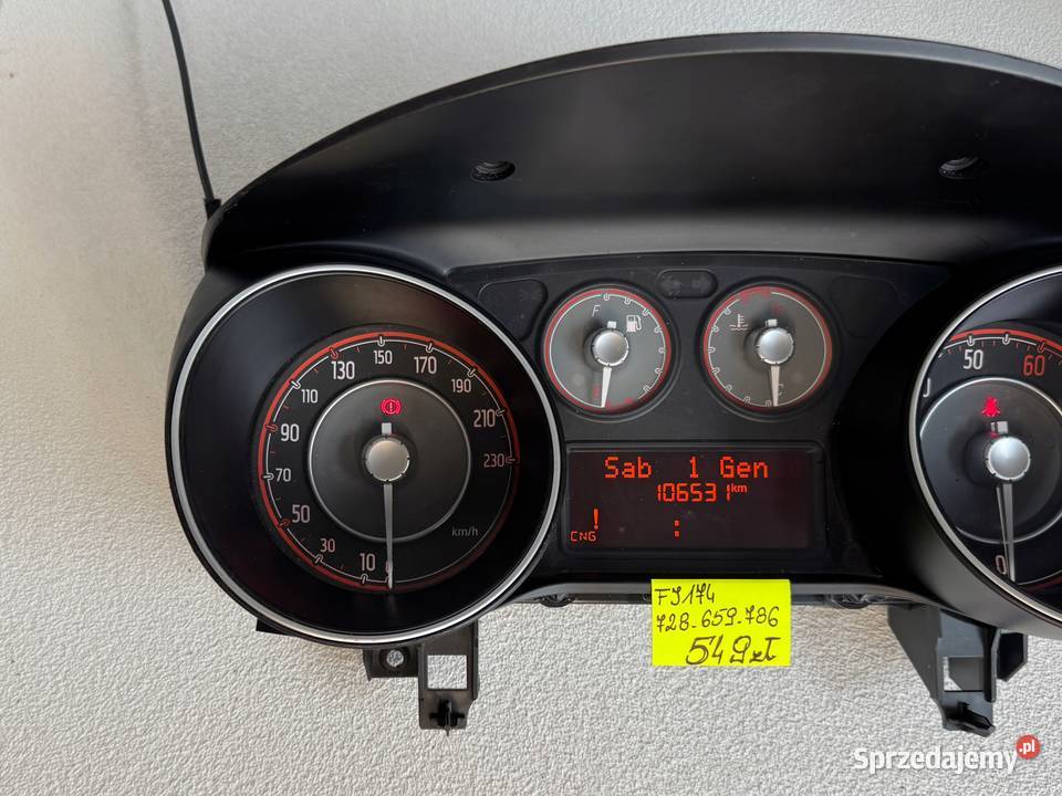 LICZNIK PRĘDKOŚCIOMIERZ ZEGARY FIAT 500L Warszawa