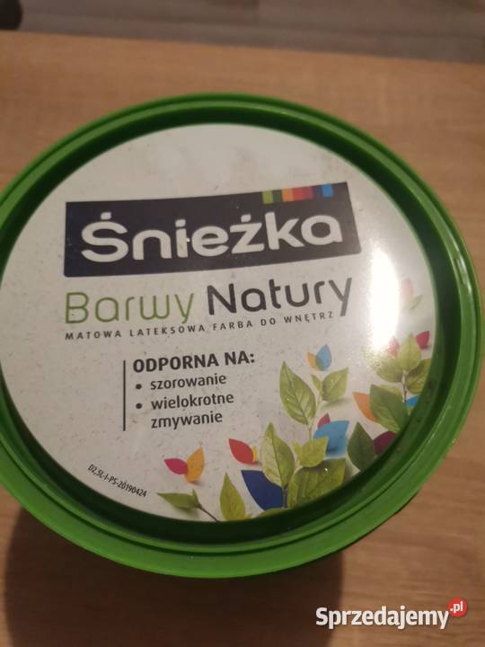 FARBA ŚNIEŻKA BARWY NATURY MATOW LATEKSOW DO wielkopolskie sprzedam