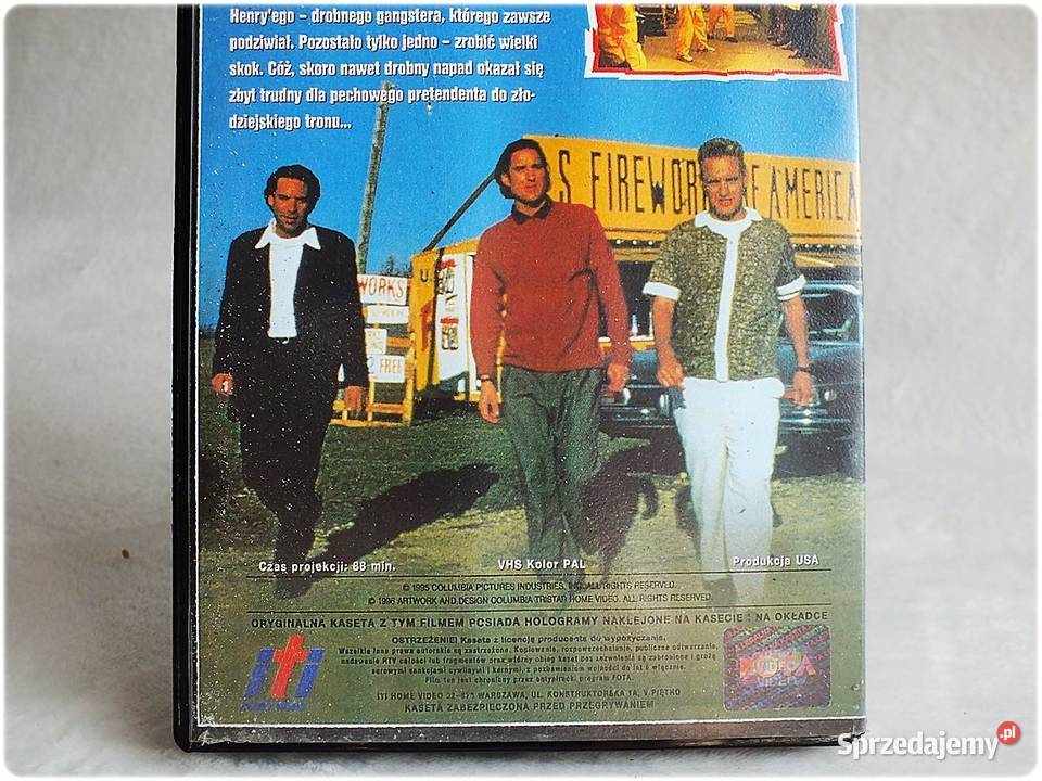 Kaseta VHS Trzech frajerów z Teksasu Film na lubuskie Żary