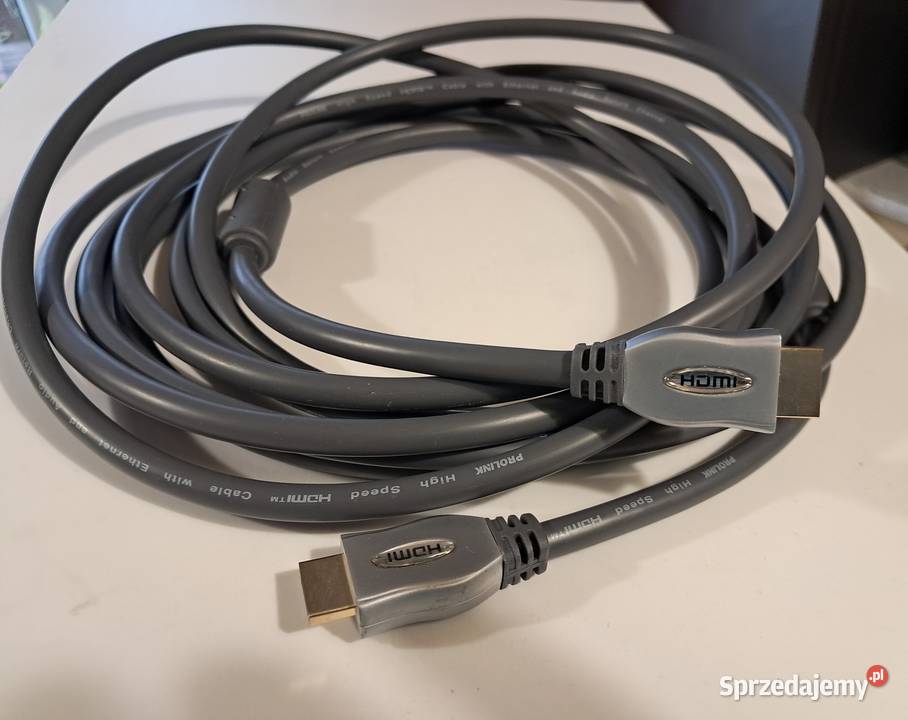 Kabel HDMI do HDMI długość 5m jakości pozłacane Kraków
