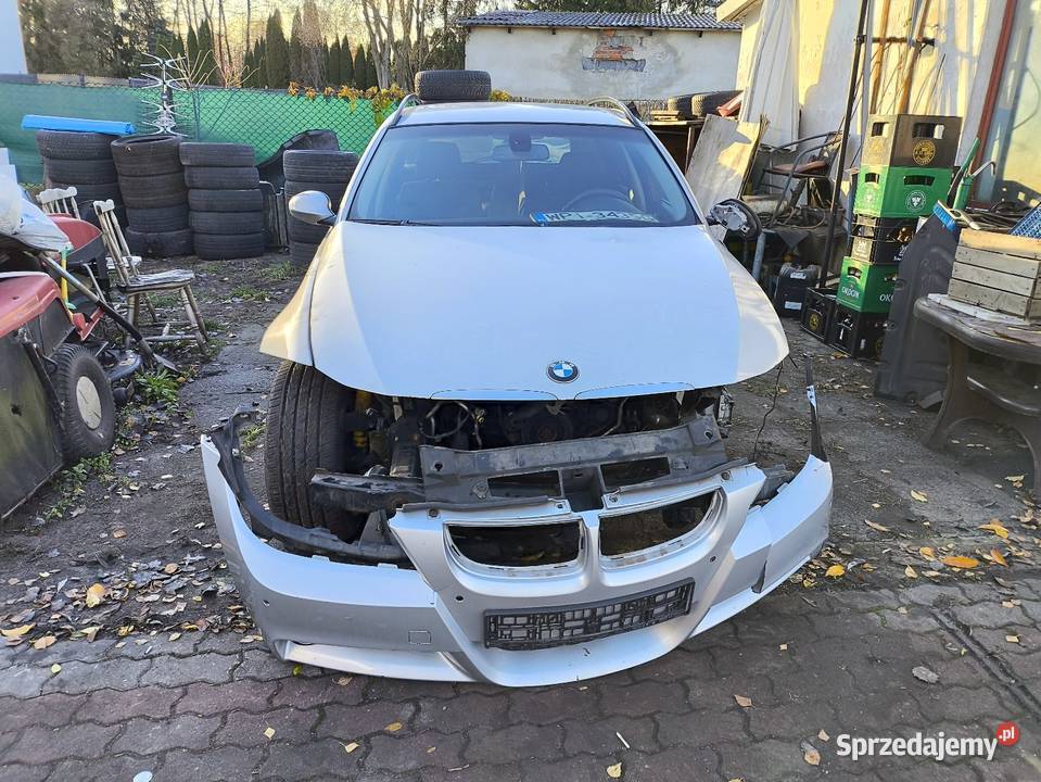 BMW e91 N47 Czesci srebrny Tarczyn