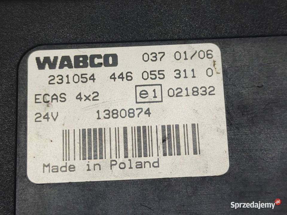 Sterownik ECAS 4X2 DAF CF XF 1380874 osobowe Czujniki i sterowniki Pleszew