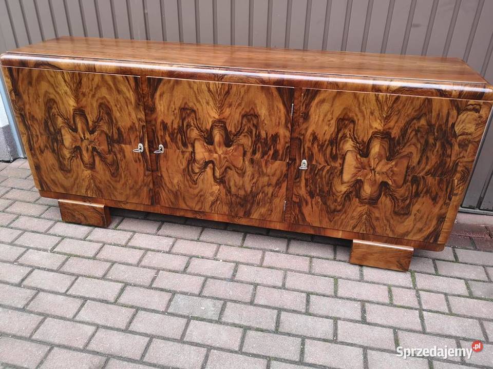 Komoda ARTDECO Orzech RTV Niska 180 Zgrabna Swarzędz