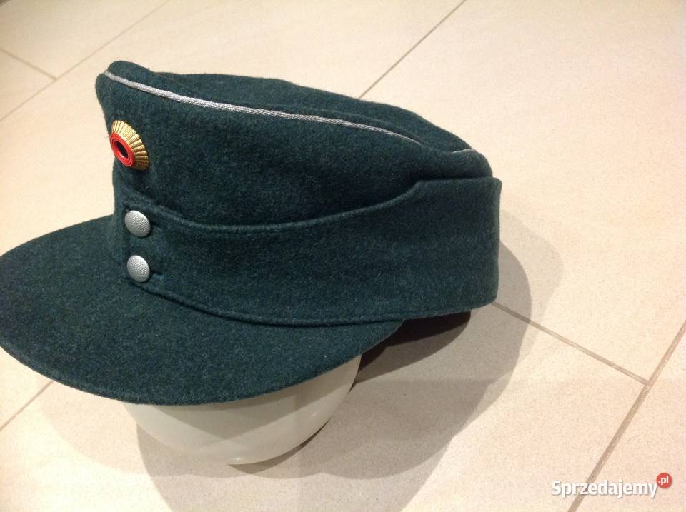 Stara Niemiecka Czapka Wojskowa Sygnowana Nowa Sól