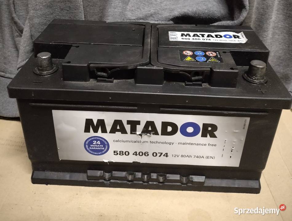 Akumulator Matador 80Ah 740A Akumulatory Kórnik