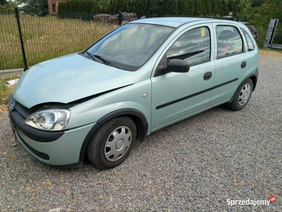 Opel Corsa C uszkodzony książka serwisowa do