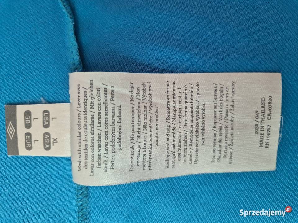 Koszulka sportowa UMBRO Rozmiar L Warszawa