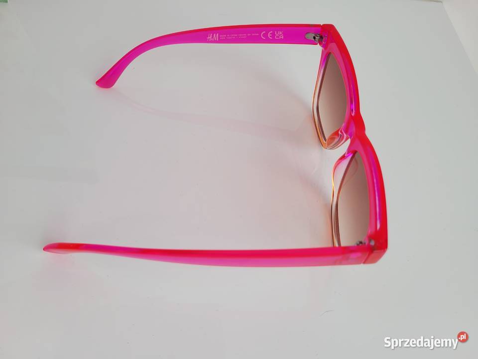 Różowe okulary przeciwsłoneczne małopolskie Liszki sprzedam